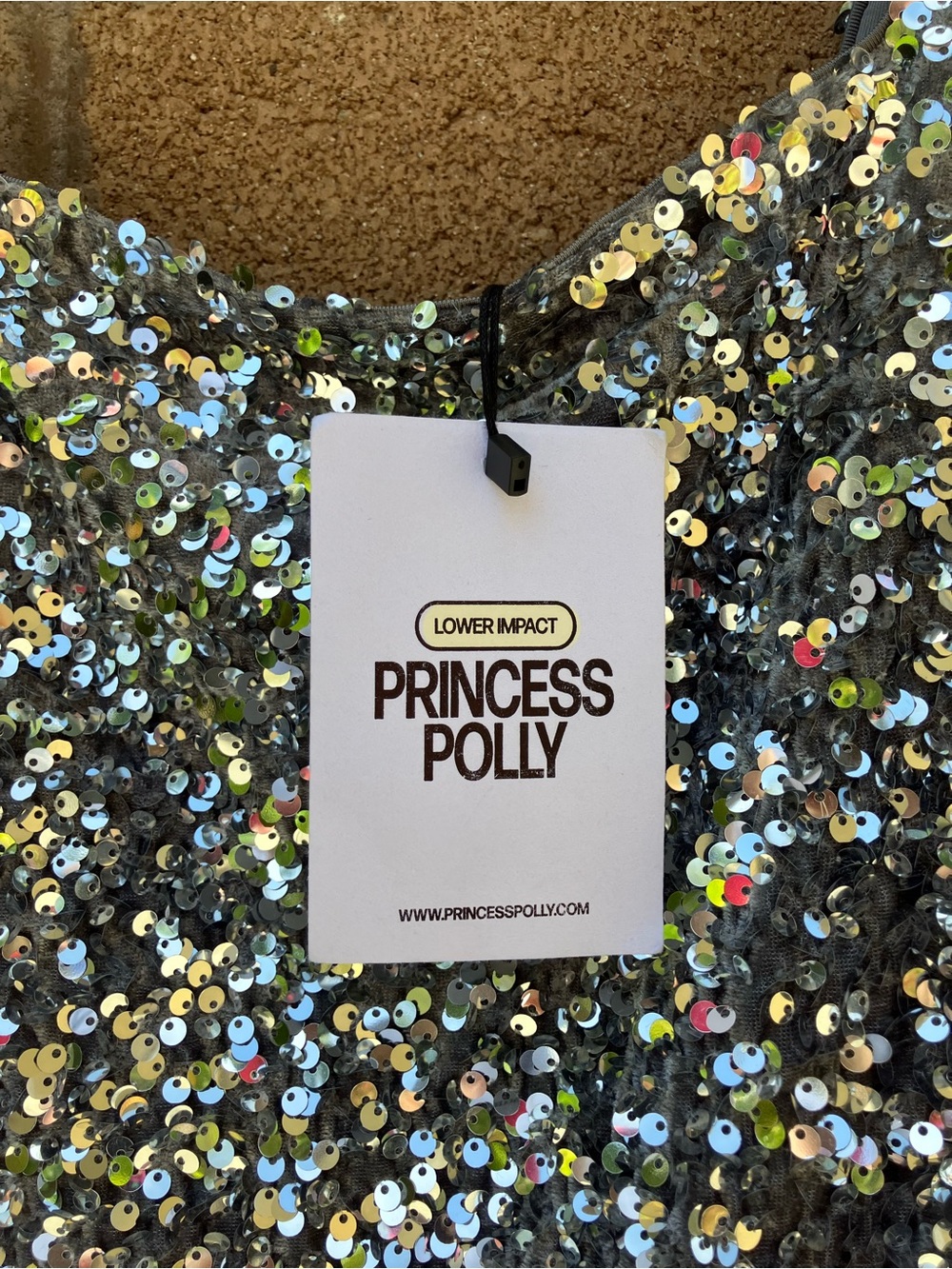 Princess Polly Silver Sequin Tank Mini Dress - Picture 4 of 8